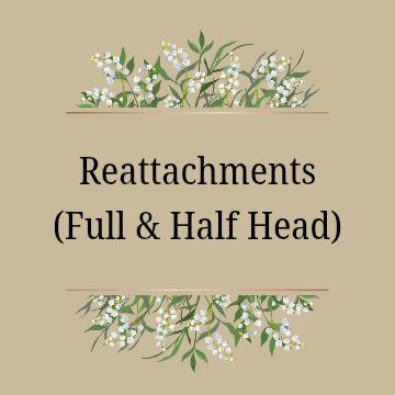 Reattachments( Full and half head)